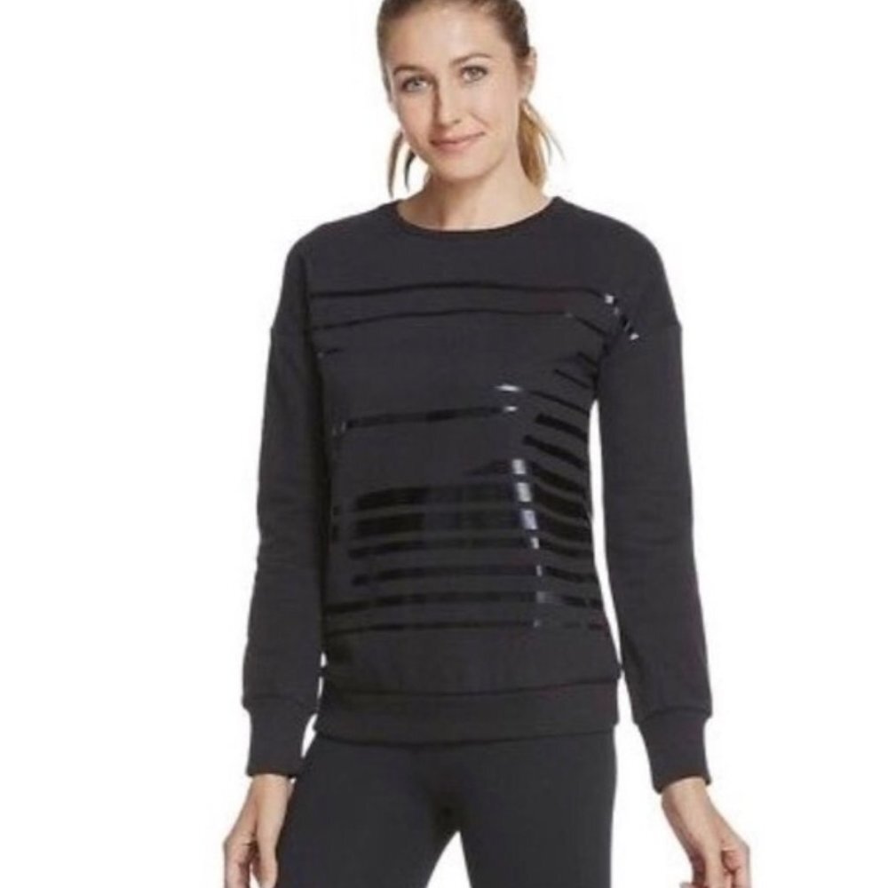 Fabletics Snowshoe Pullover Sweater Sweatshirt Bl… - image 2
